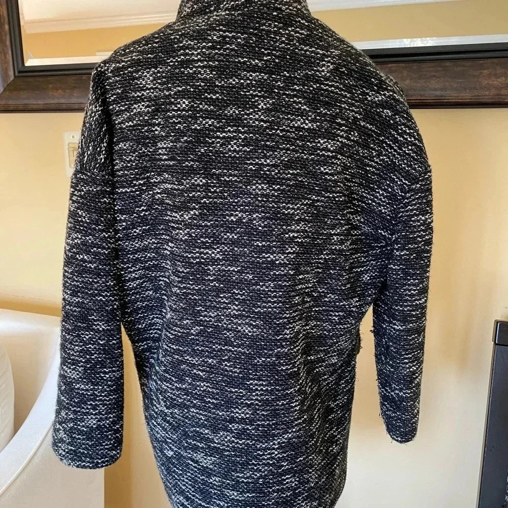 Anthropologie Elevenses Black Motif Minka Jacket Medium - Picture 6 of 11